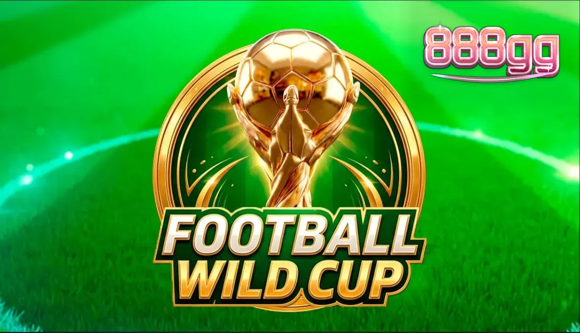 Interface do jogo Football Wild Cup com tema de estádio de futebol